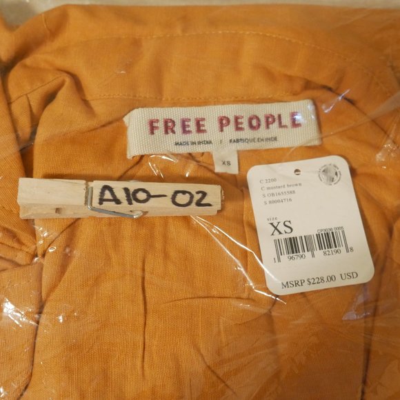 Free People Susanna Cutwork Longline Duster Jacket Sizes XS Festival Statement - Picture 5 of 14